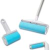 Schticky Lint Roller Set - Reusable & Washable Lint Roller Cleaner for Clothes Sofa Furniture Car Cat Dog Hair - Clean in a Quickly (3 Piece) 3 Piece Set 50 51XZTvndIrL