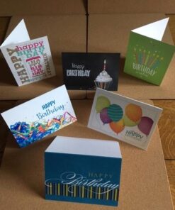Canopy Street Lively Birthday Note Cards / 36 Cards And Envelopes / 6 Colorful Birthday Designs / 4 5/8" x 6 1/4" Birthday Greeting Cards With Blank Inside 28 51Xd6fPqlUL