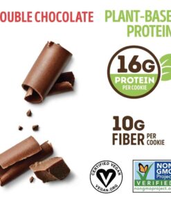 Lenny & Larry's The Complete Cookie, Double Chocolate, Soft Baked, 16g Plant Protein, Vegan, Non-GMO, 4 Ounce (Pack of 12) 14 51XjPIueM1L