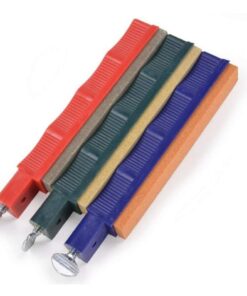 Lansky Standard Knife Sharpening System: 3-Stone Ceramic Knife Sharpener Kit with Honing Oil - LKC03 25 51XmvcnNTML