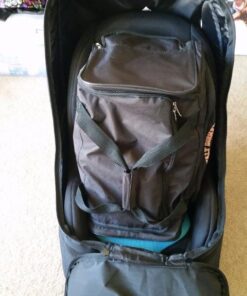 J.L. Childress Ultimate Padded Backpack Car Seat Travel Bag - Thick Padding, Heavy Duty Backpack - Gate Check Bag Fits All Car Seats & Boosters - Black 45 51XoD IHcSL 3