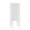 Powell Furniture Jewelry Armoire, White, 13"x 9.375"x 35.5" 3 51XtDzjWAFL