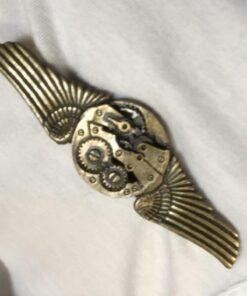 Steampunk Antique Gold Gear Wings Costume Cosplay Pin 15 51XuSRGJOcL