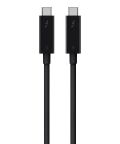 Belkin USB C Cable - Thunderbolt 3, 6.5 Feet/2 Meters, USB C to USB C Cable Type, Fast Charging Up To 100 Watts, Fast Transfer up to 40 Gbps, Supports 5K Ultra HD Displays - Black 6.5 FT 16 51XuktdfGWL