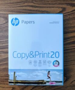 HP Printer Paper | 8.5 x 11 Paper | Copy &Print 20 lb | 1 Ream Case - 500 Sheets| 92 Bright | Made in USA - FSC Certified | 200060 1 Pack Standard Size (8.5x11) 53 51Y4rAzDAcL 1