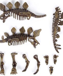 Dig & Discover Dino Stegosaurus Dinosaur Skeleton 3D Fossil Bones Excavation, Science Educational Toy Kit for Kids, Children 13 51YDzmQXXTL