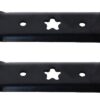 USA Mower Blades (2) Mulching for AYP 917532422719, 532422719, 42" Decks 6 51YGx60W4L