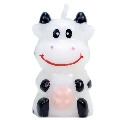 Birthday Candles Gifts Cake Decorations Cute Cartoon Animal Party Decorations for Birthday Party (Little Cow)