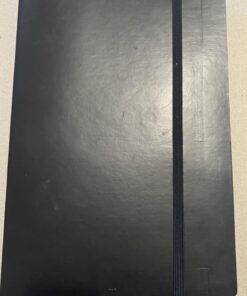 Pentalic Traveler Midnight Sketch Black Paper Journal, 160 Pages, Black (6" x 8") 6-inch x 8-inch, Black 27 51YOE Ds9LL