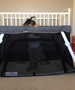 Guava Lotus Travel Crib with Lightweight Backpack Design | Certified Baby Safe Portable Crib | Folding Play Yard with Comfy Mattress for Babies & Toddlers | Compact Baby Travel Bed 38 51YYqEYAz L