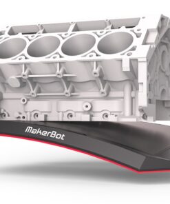 MakerBot Replicator+ Desktop 3D Printer Kit with Swappable Smart Extruder+ for Fast PLA Material Printing at Home or School, Factory-Leveled Flex Build Plate, 11.6x7.6x6.5in Print Size (MP07825EU) MakerBot Replicator+ 13 51YZRrNFIoL