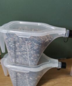 More Birds 3N1 Bird Seed Super Tote and Storage, 5 lb Seed Capacity 23 51YZtkHNxGL