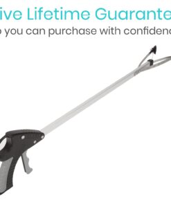 Vive Suction Cup Grabber Reacher 32" - Elderly Grab It Reaching Pickup Tool Heavy Duty for Seniors - Trash, Sticks, Litter Picker Upper - Extra Long Reach Handle & Handy Extension Arm Claw 1 34 51Yib9C2UJL 1