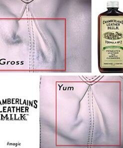 Leather Milk Leather Restoration Kit. Leather Cleaner, Conditioner, and Water Protector - No. 1-3 Leather Care Kit - All Natural, Non-Toxic. 2 Sizes. Made in The USA. Includes 3 Restoration Pads! 6 oz 35 51Yim L0bL