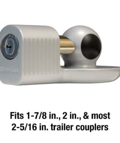 Master Lock Trailer Hitch Lock, Fits 1-7/8 in., 2 in., and Most 2-5/16 in. Trailer Couplers, Weather Resistant Automotive Hitch Lock with Keys, 377KA 21 51YirndBv2L