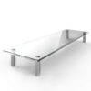Eutuxia Type-M Tempered Glass Monitor Stand, TV, Laptop, Computer, All-in-One Desktop, Printer Stand/Riser.for Home, Office, Cubicle. Stay Organized & Save Space. 27.8 x 11 x 3.5" Type M 86 51YjOZ8wrSL 2