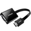 UGREEN Active HDMI to VGA Adapter with 3.5mm Audio Jack HDMI Male to VGA Female up to 1080P for PC Laptop Ultrabook Raspberry Pi Chromebook Black 37 51YkoOo5NIL