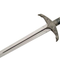 SZCO Supplies 18.5" Replica Medieval Lords Dagger Medieval Dagger with Scabbard, silver (210868) 5 51YmN9rShDL