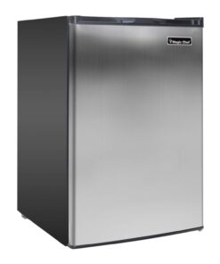 Magic Chef MCUF3S2 Compact Sleek 3 Cubic Foot Freestanding Mini Small Upright Freezer, Stainless Steel 3.0 cu. ft. 14 51YsC4UdNXL