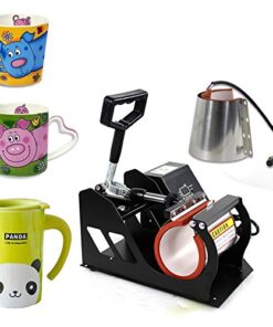 Alternative view of Smartxchoices 2 in 1 Auto Digital Coffee Mug Cup Heat Press Transfer Sublimation Heat Press Machine Heat Press Kit (Two Stainless Steel Mug attachments)