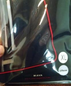 Mava Sports Calf Sleeves Compression (Pair), Leg Compression Calf Sleeve for Runners, for Men & Women, Unisex Black X-Large 19 51Ytk z1XDL