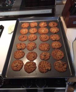 Wilton Perfect Results Premium Non-Stick Bakeware Mega Cookie Sheet, 15 x 21-Inch, Steel Mega-Cookie Pan 36 51YxthYVkzL