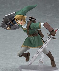 Good Smile The Legend of Zelda Twilight Princess Link (Deluxe Version) Figma Action Figure, 180 months to 1188 months 44 51YxwWBHzbL