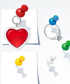 Yalis Push Pins 600 Count, Standard Clear Thumb Tacks Steel Point and Clear Plastic Head 29 51Z6ipLRIDL