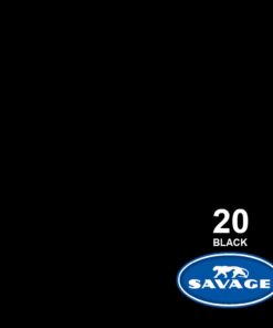 Savage Seamless Background Paper - #20 Black (53 in x 36 ft) 53 in x 36 ft 26 51ZGEQQZI1L