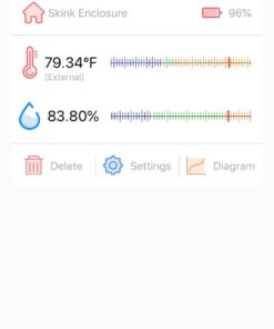 Inkbird Thermometer and Hygrometer Smart Sensor Data Logger with Waterproof External Probe Magnet Alert for Android and iOS Used for Food Storage Brewing Reptiles Instrument IBS-TH1. IBS-TH1+Probe. 38 51ZINT6 yL