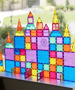 Children Hub 60pcs Magnetic Tiles Set - 3D Magnet Building Blocks - Premium Quality Educational Toys for Your Kids - Upgraded Version with Strong Magnets - Creativity, Imagination, Inspiration 19 51ZOUi3FXQL