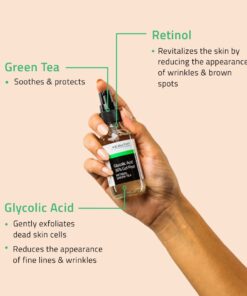 YEOUTH Glycolic Acid Peel for Face Professional 30% Gel with Retinol & Green Tea, Chemical Peel for Face at Home for Wrinkles, Dark Spots & Acne, Skin Care Chemical Exfoliant, Glycolic Acid Serum Glycolic 30% Peel 1oz 24 51ZPMTGI7L