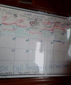 WallPops WPE0447 Large Monthly Dry Erase Calendar Decal, White & Off-White 34 51ZPSgx57CL 1