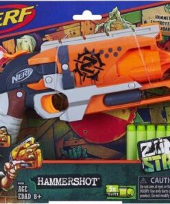 Nerf Zombie Strike Hammershot Blaster Standard Packaging 32 51ZW00FpFAL