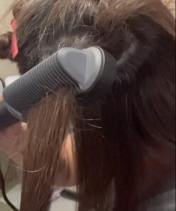 Hair Straightener Brush, TYMO Ring Hair Straightener Comb Straightening Brush for Women with 5 Temps 20s Fast Heating & Dual Voltage Black 35 51ZcHuIGOtL