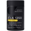 Sports Research CLA - 1250mg with Active Conjugated Linoleic Acid for Men and Women | Non-GMO, Soy & Gluten Free - 95% (180 Softgels)… 180 Count (Pack of 1) 95% CLA 19 51ZdMYtO9L