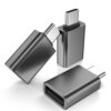 USB C Male to USB 3.0 Female Adapter 3-Pack,Thunderbolt 3 Type C OTG Drive Converter for MacBook Pro 2022,iPad Mini 6 Air 4 5 Generation,Surface Go,Microsoft Galaxy S23 23 S21 S22 Plus Ultra Gray 56 51ZdcUcL34L