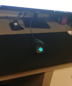 SteelSeries Rival 110 Gaming Mouse - 7,200 CPI TrueMove1 Optical Sensor - Lightweight Design - RGB Lighting Black 44 51Zod0fiOL