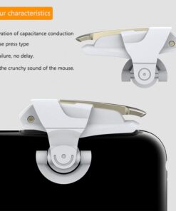 MIWORM Mobile Controller - Mobile Game Controller, Cellphone Game Trigger, Battle Royale Sensitive Shoot and Aim Gift for Kids (Mobile Game Controller E) Mobile Game Controller E 17 51ZptsBf vL