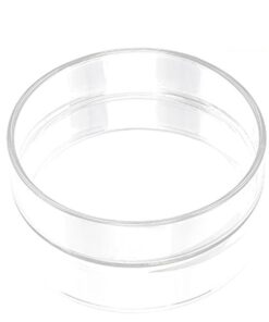 Alternative view of SunGrow Tough Borosilicate Glass Shrimp & Gecko Feed Dish, Wide and Deep, Transparent Basin for Shrimp Food, Dog & Cat Medicine Holder