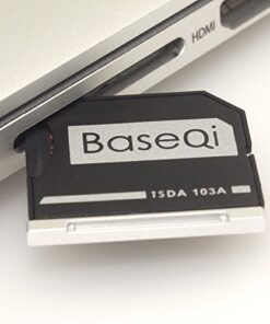 BaseQi Aluminum microSD Adapter for MacBook Air 13" and MacBook Pro 13"/15" (Non-Retina) Models 23 51Zy3lH0GdL