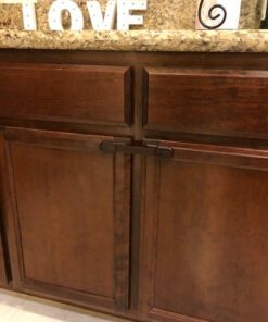 Adjustable & Reusable Child Safety Cabinet Locks & Latches, Baby Proofing Door Window, Cabinet, Toilet, & Refrigerator Lock, Child Safety Strap Locks with Adhesive Pads, Pack of 6, Brown - Wonderkid 44 51a1q8u2YDL 3