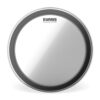 Evans EMAD2 Clear Bass Drum Head, 20” – Externally Mounted Adjustable Damping System Allows Player to Adjust Attack and Focus – 2 Foam Damping Rings for Sound Options - Versatile for All Music Genres 20-inch