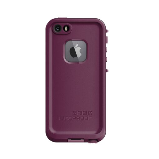 LifeProof FRĒ SERIES Waterproof Case for iPhone SE (1st gen - 2016) and iPhone 5/5s - Retail Packaging - CRUSHED (STOMP PURPLE/PADDLE PURPLE/SKYFLY BLUE)