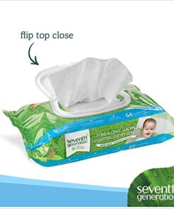 Seventh Generation Thick & Strong Free and Clear Baby Wipes with Flip Top Dispenser, 768 Count 15 51aPQhr7L8L