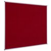 VIZ-PRO Notice Board Felt Burgundy, 36 X 24 Inches, Silver Aluminium Frame 31 51aWuUTDTUL