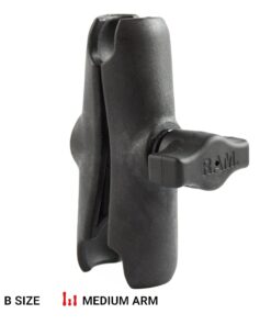 Alternative view of RAM Mounts RAP-B-201U Composite Double Socket Arm with Medium Arm Compatible with RAM B Size 1" Ball Components