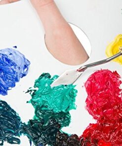 Palette Painting Knife Set 12 Pack with Carrying Case- Stainless Steel Art Paint Knives 15 51aiM0EjtjL