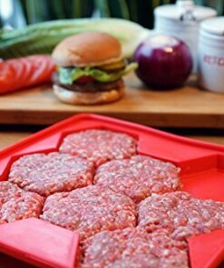 Burger Master Innovative 8-in-1 Burger Press & Freezer Container Makes 8 Quarter-Pound Burgers 32 Oz., Tasty Amazing Burgers, Easy-To-Clean & Dishwasher Safe 1 30 51aipvrZp8L 1
