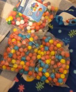 Gumballs 1 Inch - 4 Pounds - Gumball Machine Refills - Rainbow Fruit Flavors - Gum Balls Assorted Colors - Bulk Candy - Apx. 240 Assorted Gumballs 4 Pound (Pack of 1) 13 51akJl0WSL